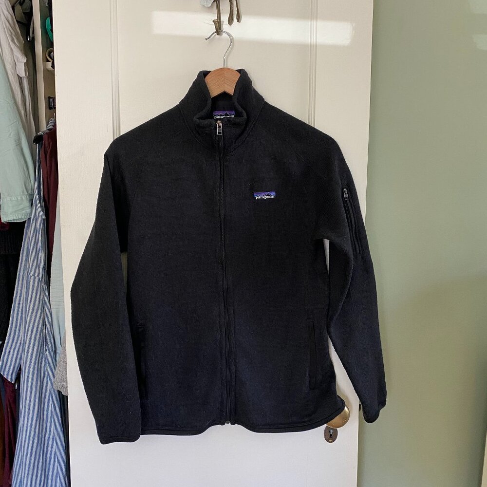 Women's Black Patagonia Better Sweater - M